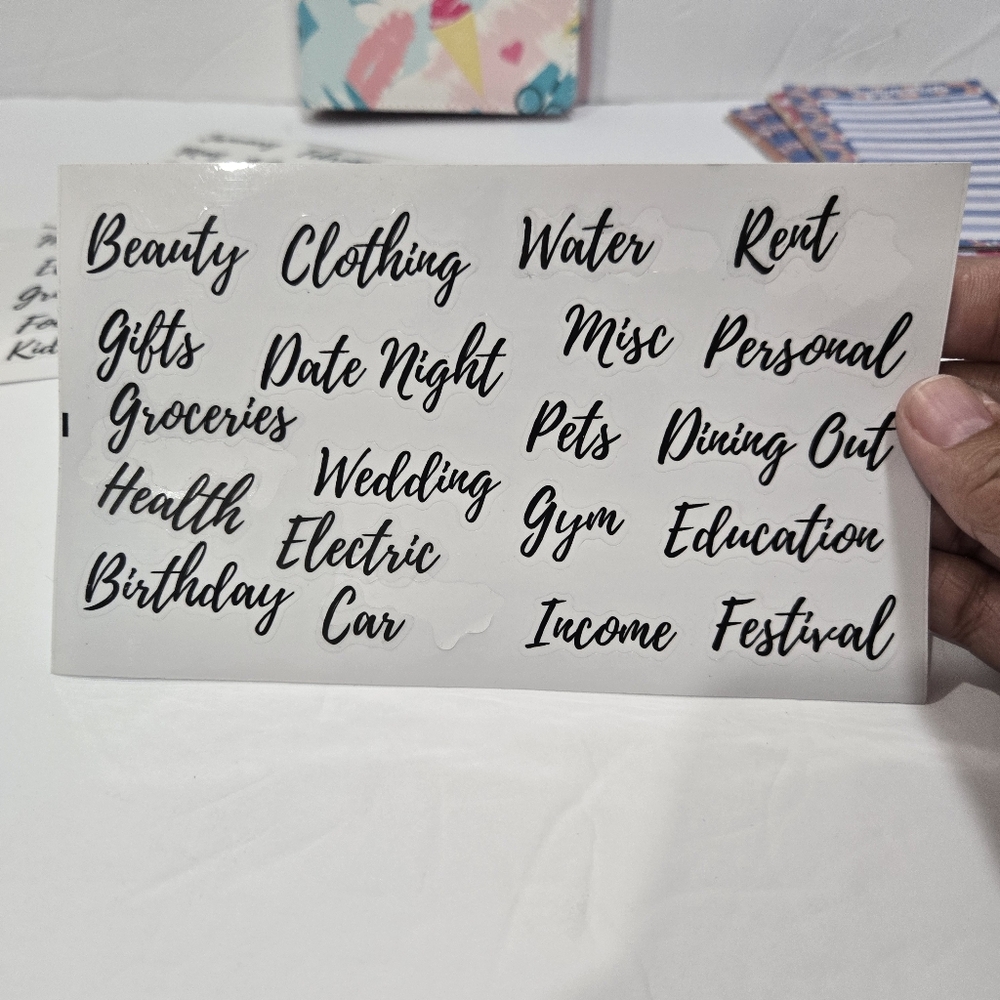 Daily Budget Planner, Savings Envelope Money Organizer, Budget Sheets, Stickers - Picture 3 of 16